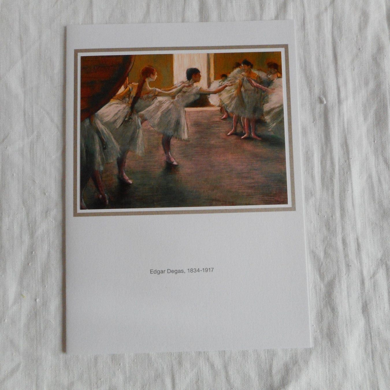 Cartoline postali: Kunstkarte - Edgar Degas – Nuovo e nell'imballaggio originale da Niederlenz venduto da Berghem