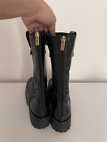 Leder Stiefel schwarz Grösse 40 neu