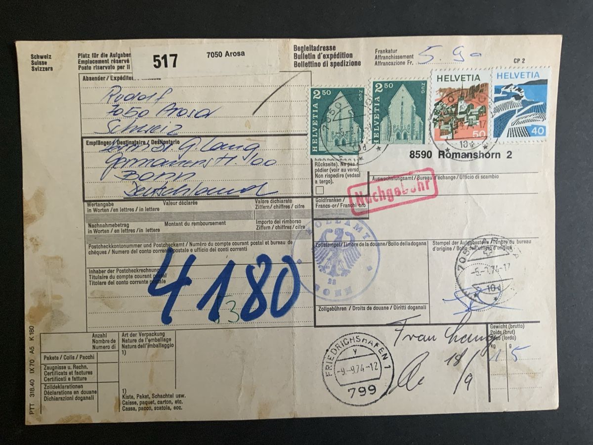 Tous les timbres: Arosa Heimatgeschichte – D'occasion à Binningen par chr_cr5n