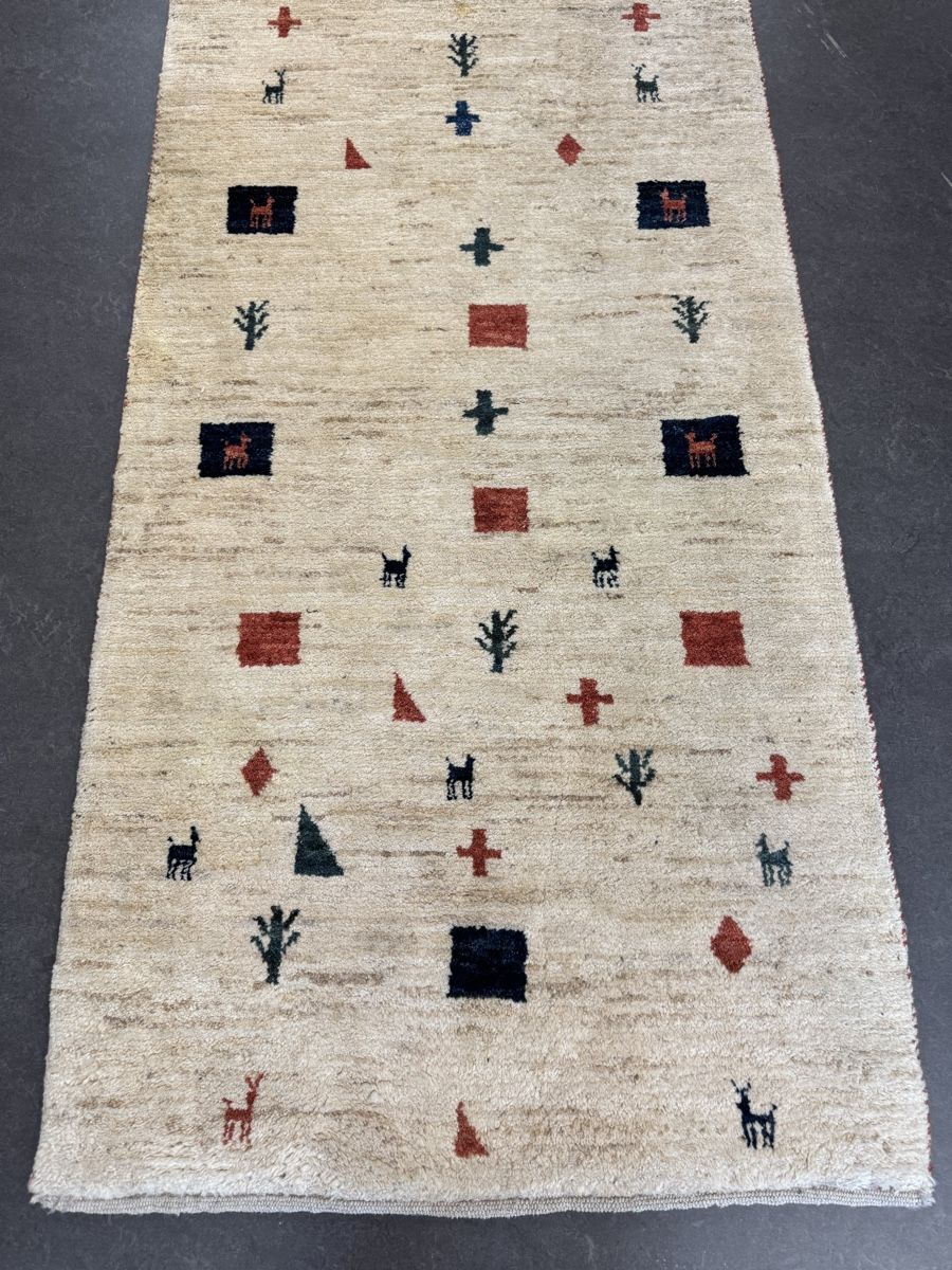 Tappeti: Gabbeh Läufer 85 x 236 – Nuovo (secondo la descrizione) da Liestal venduto da galerie_nategh 1