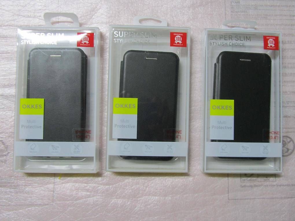 Covers & Schutzfolien: 3x Apple iPhone 12 Mini Leder Book Case  – Neu und originalverpackt aus moosseedorf von RTN10