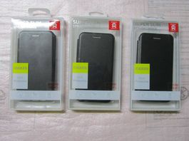 3x Apple iPhone 12 Mini Leder Book Case 