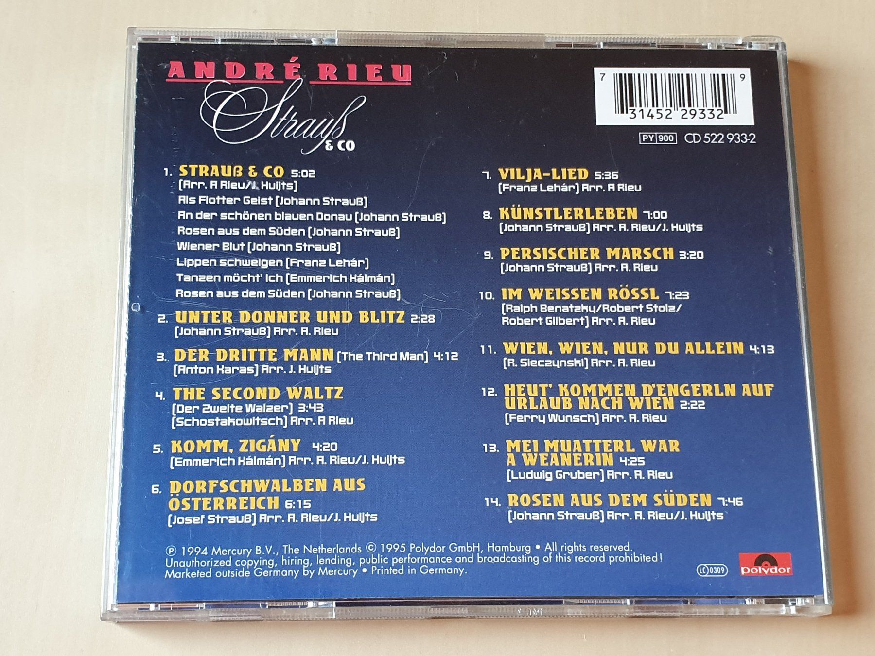 CDs: Andre Rieu Strauss & Co – D'occasion à Stansstad par collectorsshop 1