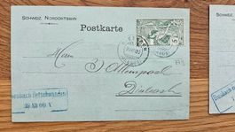 Aushilfstempel Diesbach 2 GL 1900 selten nur 5.--