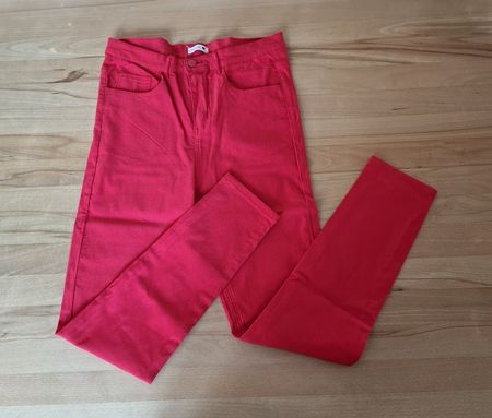 ❣️ROTE SUPER STRECH HOSE, GR.M, 65% BAUMWOLLE,