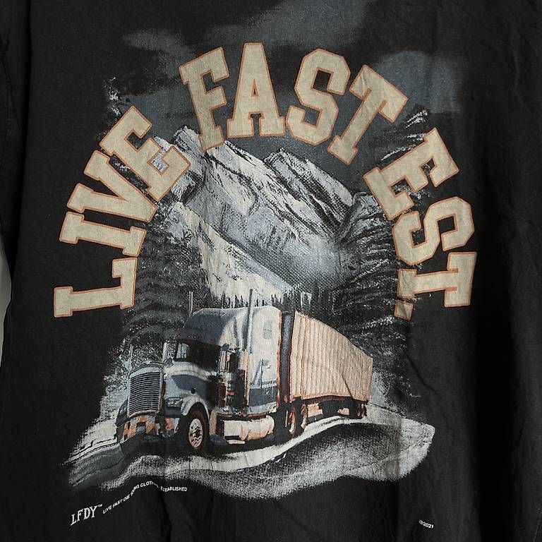 T-shirt: LFDY Trucker Shirt, Grösse L – Usato da Neerach venduto da twerner1 1