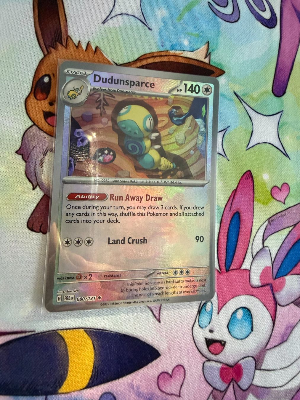 Pokémon Carte collezionabili: Pokemon Dudunsparce Pokeball 080/131 PRE – Usato da Grindelwald venduto da TSG-G-Town