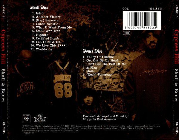 CDs: 2-CD Cypress Hill - Skull & bones (2000) – Gebraucht aus Möriken AG von mineralia 1
