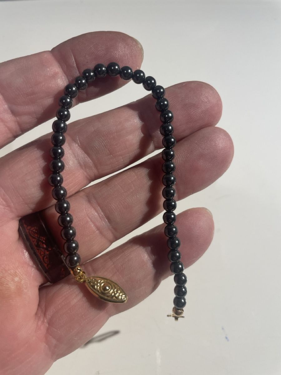 Bracciali & Braccialetti: F 910 ) Armkette mit schwarzen Perlen – Nuovo e nell'imballaggio originale da Diepoldsau venduto da Ganthammer 2