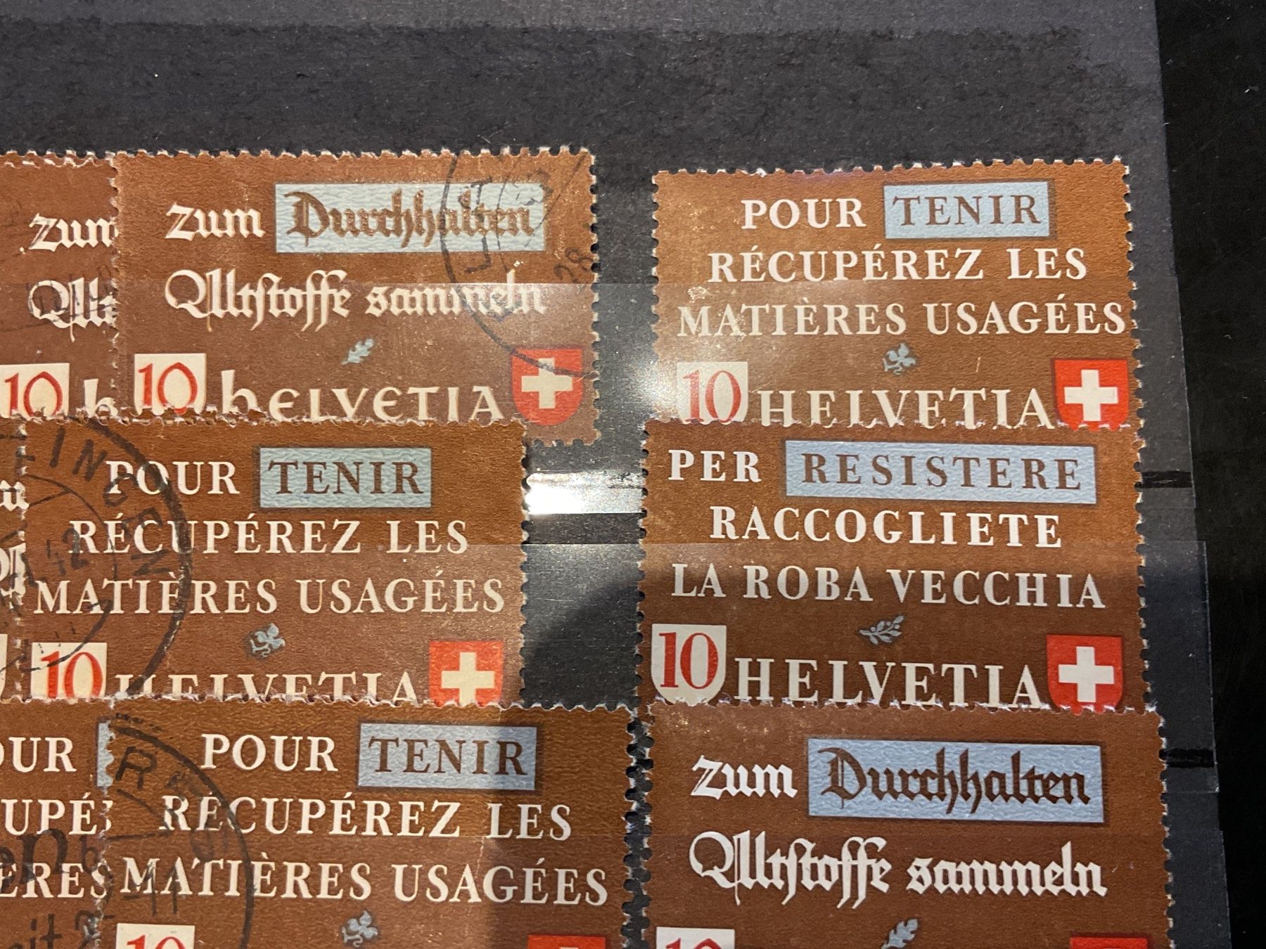 Alle Briefmarken: Doublettenposten Altstoffe De/Fr/It – Gebraucht aus Laupen BE von Infulaenzer-5 4