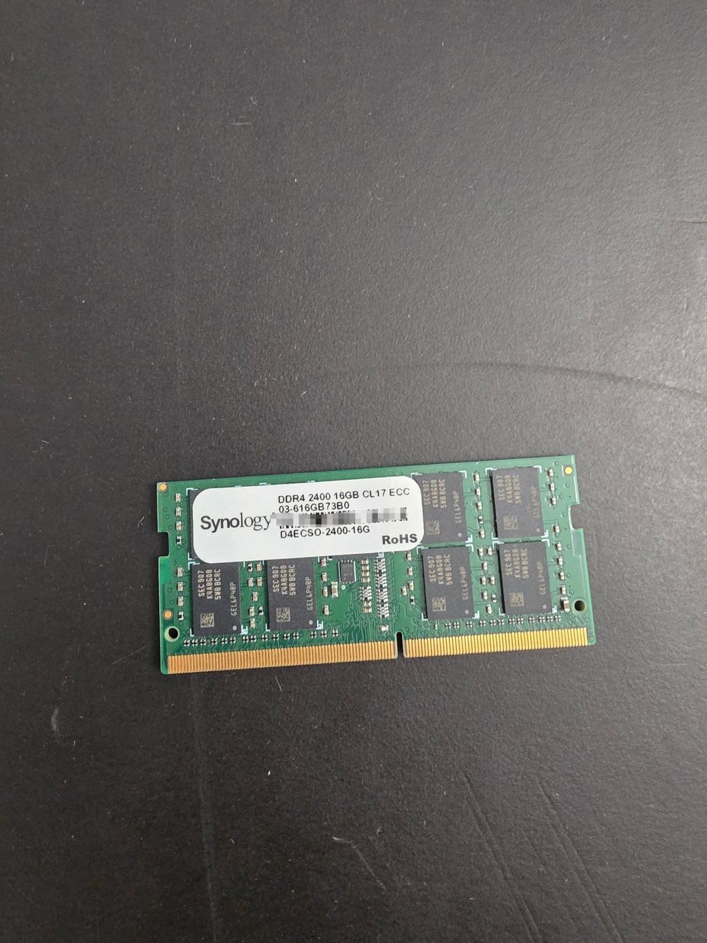 Memory / RAM: Synology DDR4 RAM Modul D4ECSO-2400-16G – Gebraucht aus Rafz von Canucks44