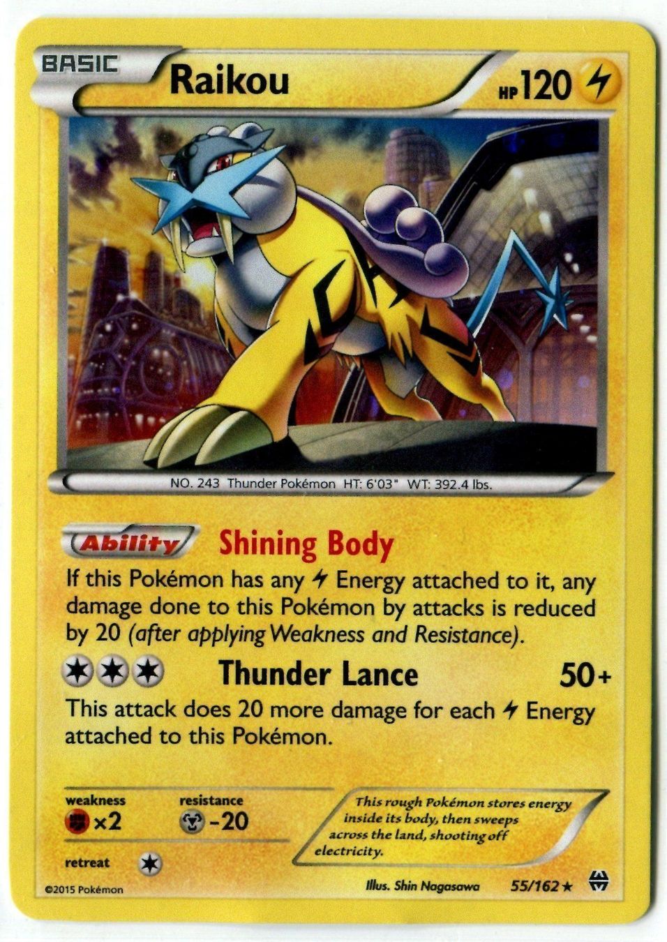 Pokémon Sammelbilder & Trading cards: Raikou Holo Pokémon Breakthrough Promo – Gebraucht aus Dornach von Deco89 1