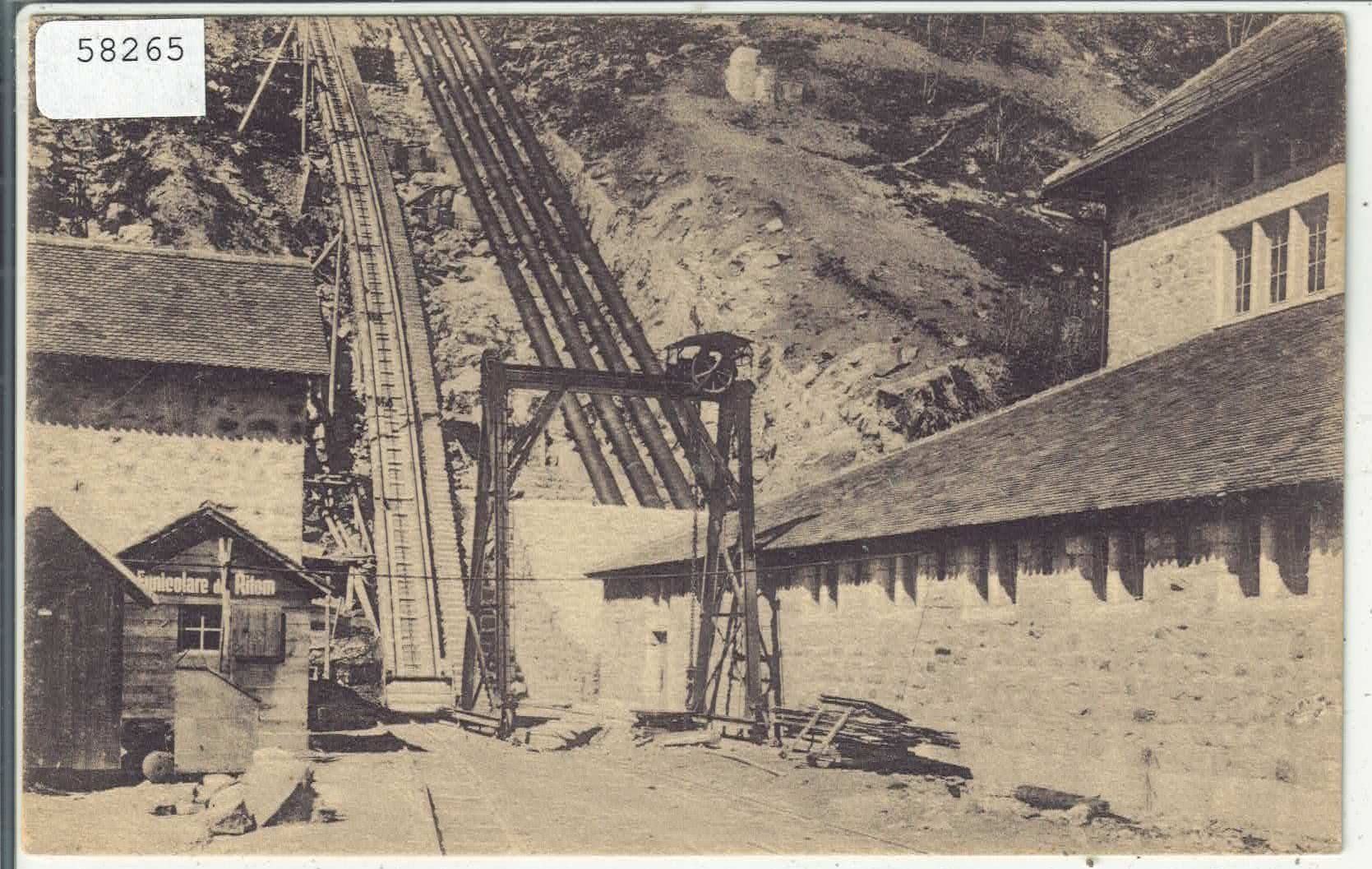 Cartoline postali: Funicilare al Ritom in Piotta – Usato da Ettingen venduto da Kartenplanet