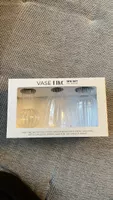 Elegantes Vasen Set, 3er Set, Klarglas, ca. H15cm, Neu