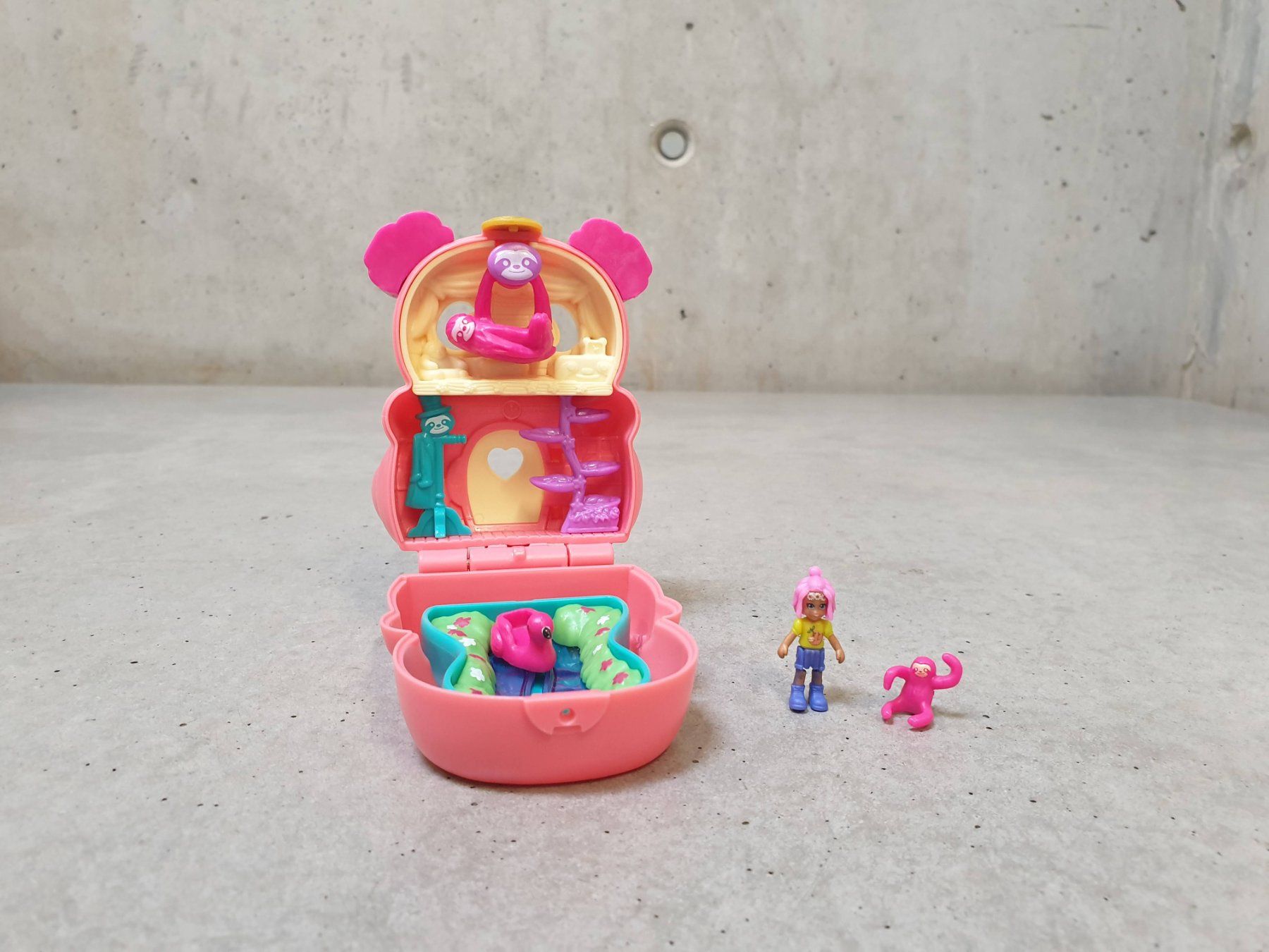 Polly Pocket Giocattoli: Coffre "Paresseux", Polly Pocket – Usato da Fribourg venduto da fripons 1