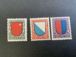 Briefmarken Pro Juventute 1920, Top Zustand, komplett