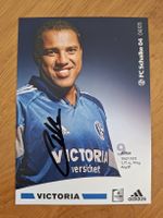 Ailton Autogrammkarte Schalke 04