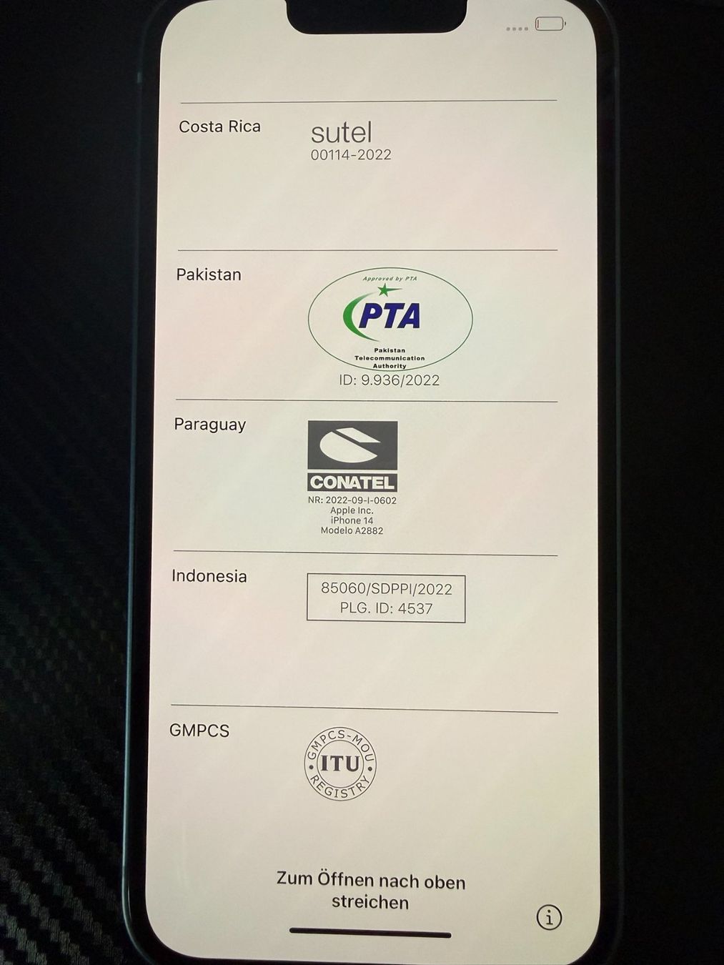 Apple Telefoni cellulari / Smartphones: iPhone 14 128 Go Bleu — batterie neuve 100%, écran neuf – Usato da Sion venduto da sar_t2yc 7