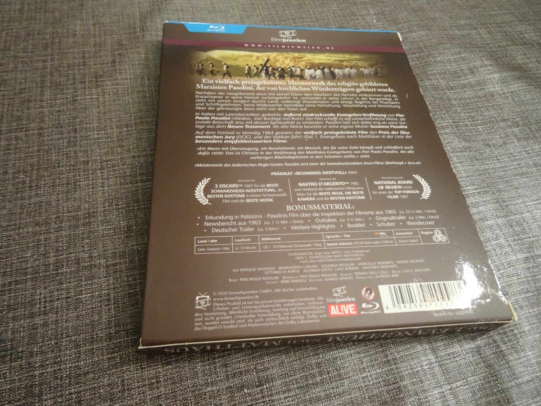 Tutti i DVDs: Das 1. Evangelium nach Matthäus BLU-RAY – Usato da Olten venduto da Disc-Verkauf 1