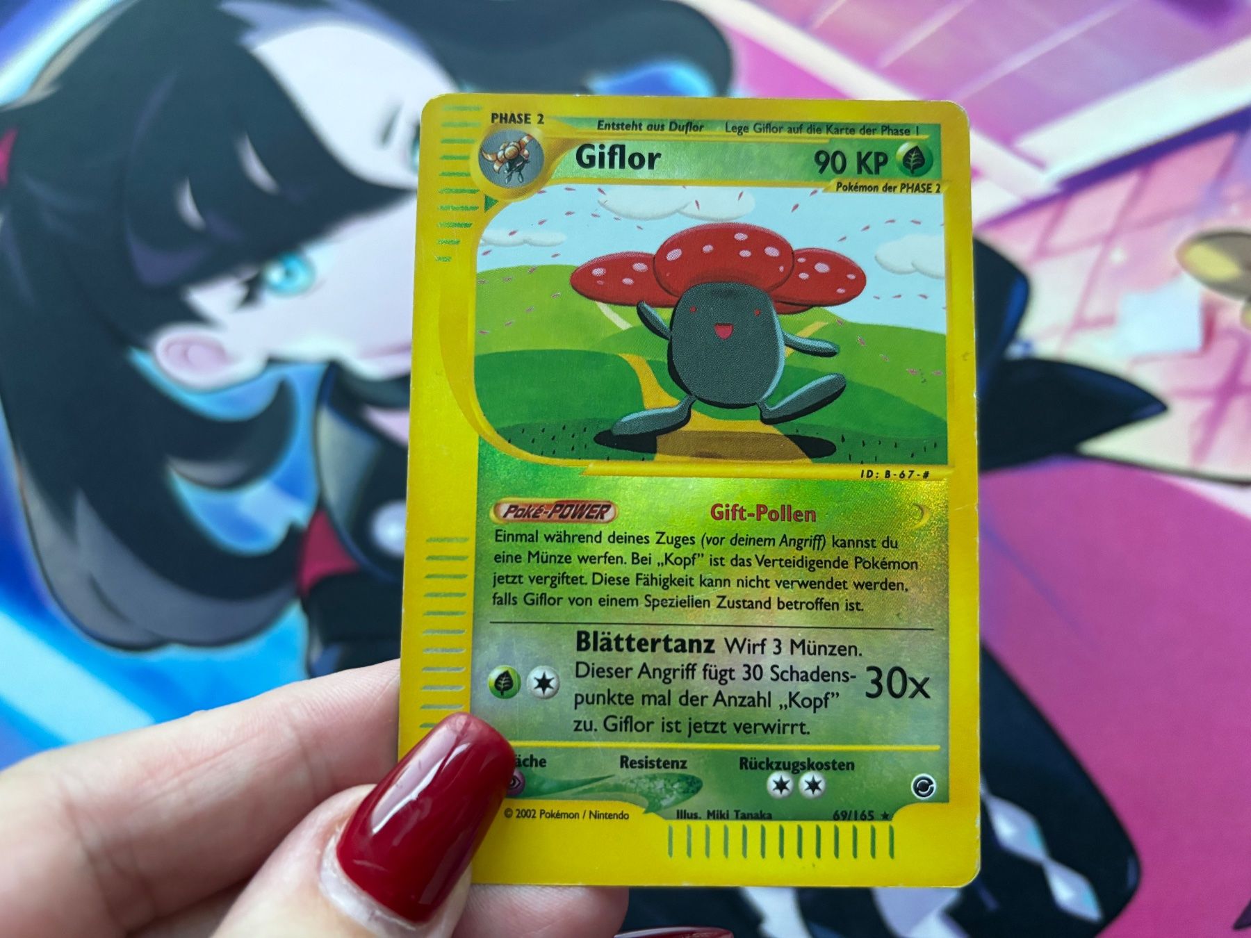 Pokémon Sammelbilder & Trading cards: 2002 POKEMON Giflor Reverse Holo Expedition 069 – Gebraucht aus Wilen (Sarnen) von Seeungeheuer 3