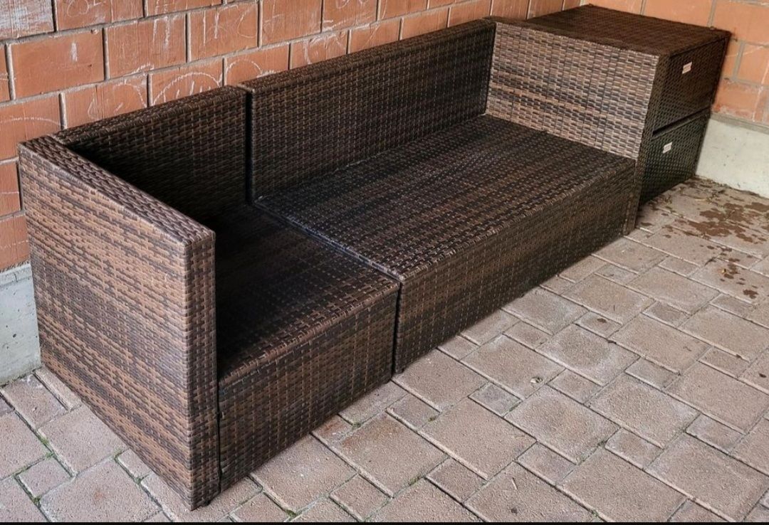 Divani: Rattan Garten Möbel braun gebraucht – Usato da Kaiseraugst venduto da Amante85 1
