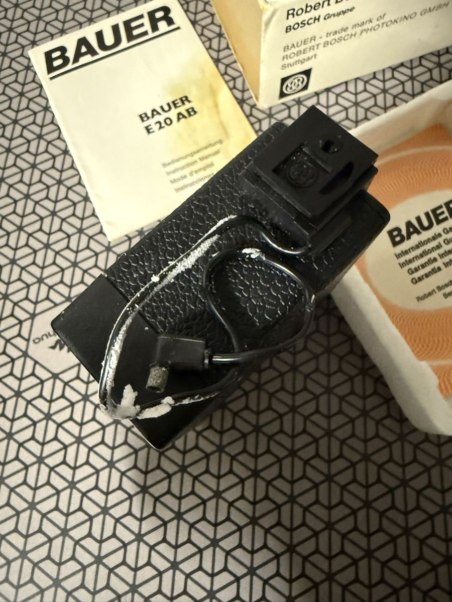 Flash: Bauer E 20 AB Kamerablitzgerät - Vintage, ungetestet – Difettoso da Basel venduto da Gamebeard 6