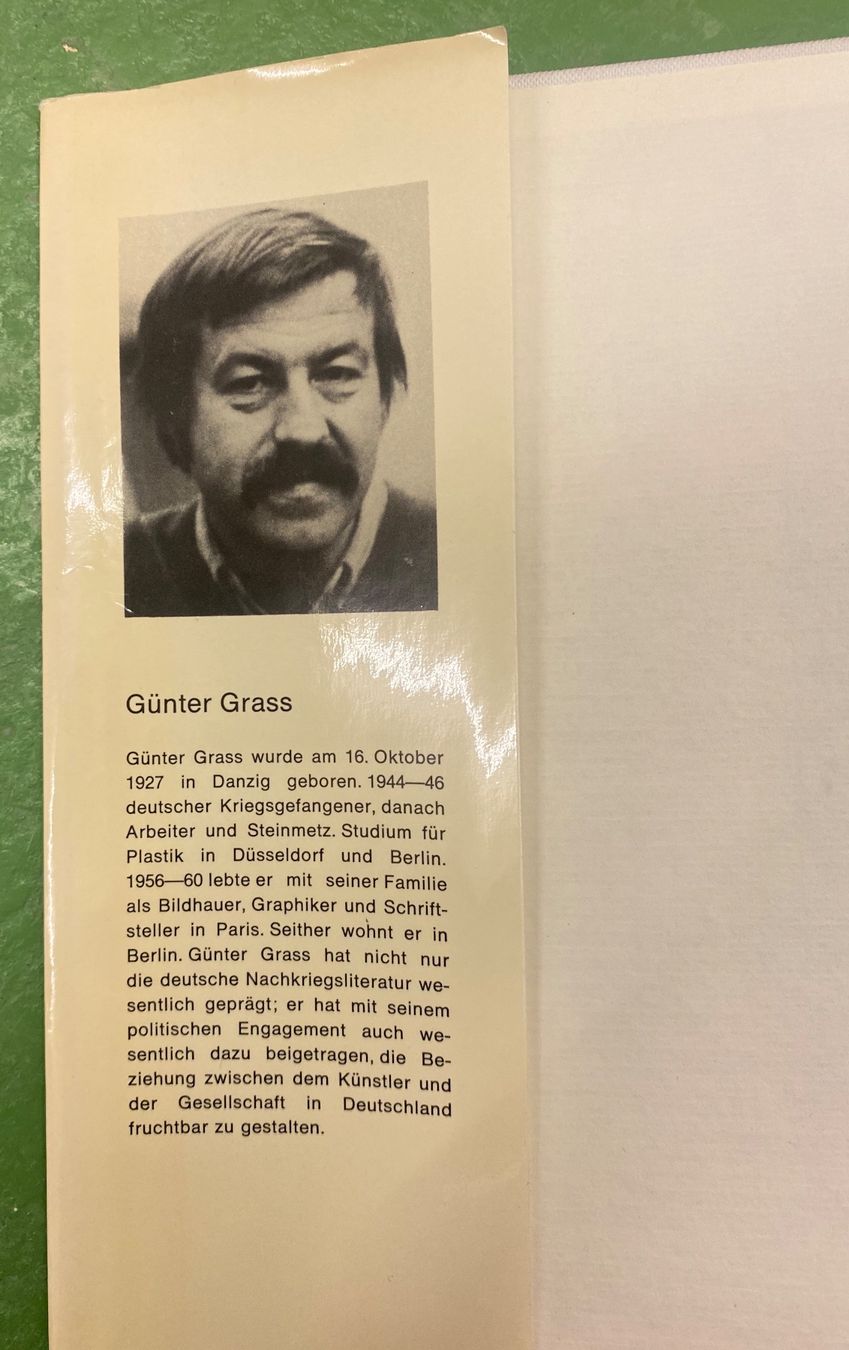 Libri: Günter Grass: Aus dem Tagebuch einer Schnecke – Usato da Basel venduto da Ostschweiz06 3