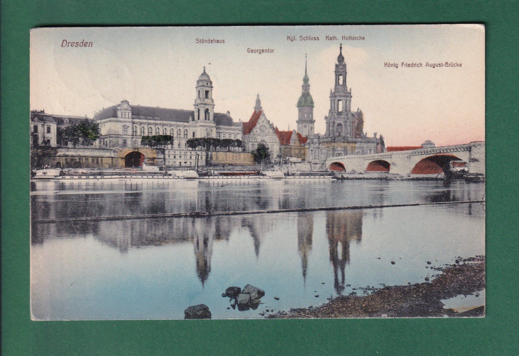 Cartoline postali: DRESDEN - Ständehaus - 1911 – Usato da Pully venduto da nicecards-shop