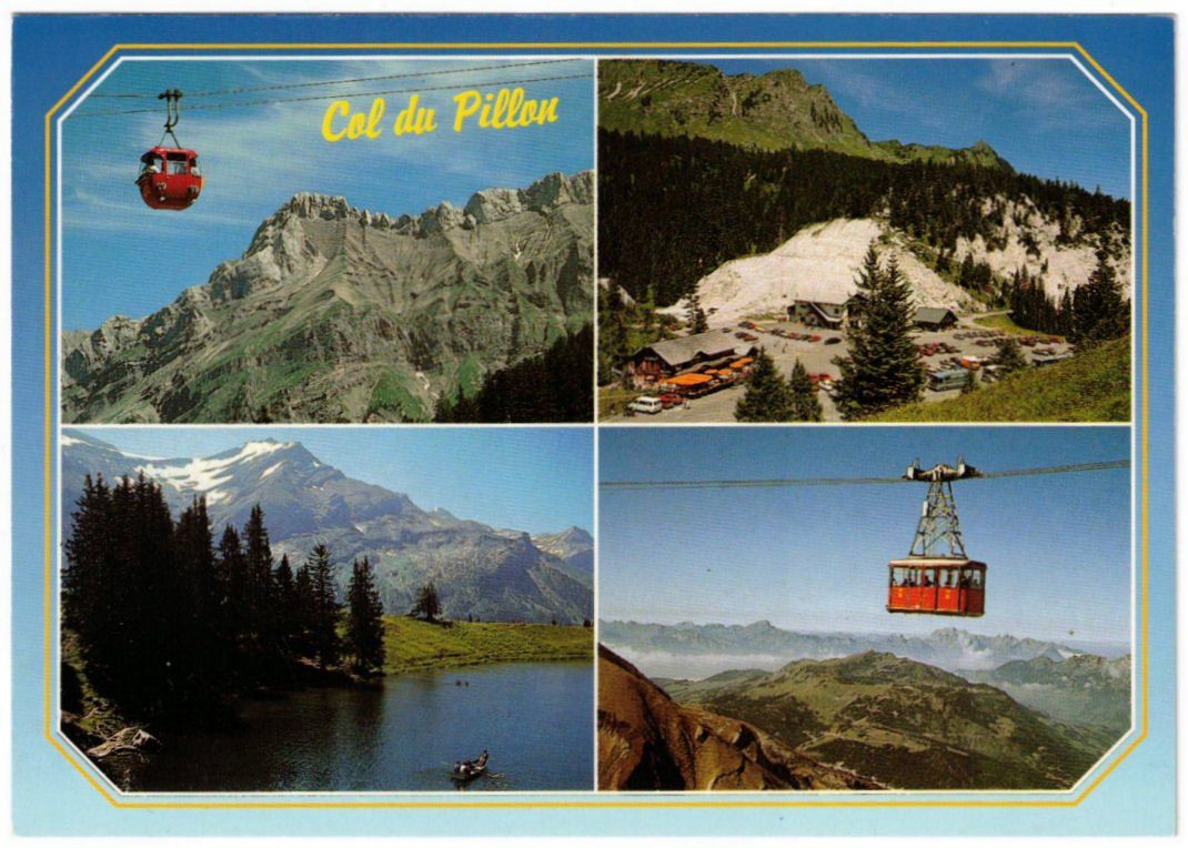 Ansichtskarten: Col du Pillon - 4 Bild AK Col du Pillon – Gebraucht aus Binningen von Mountainrider