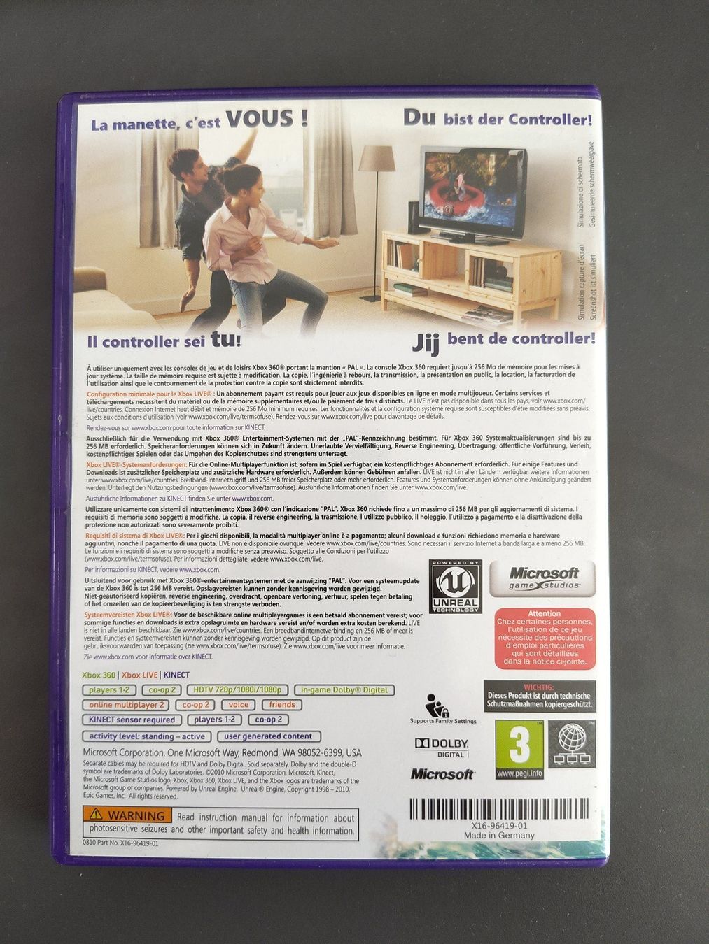 Microsoft Giochi: Kinect Adventures – Usato da Liebefeld venduto da sam_7vm2 1