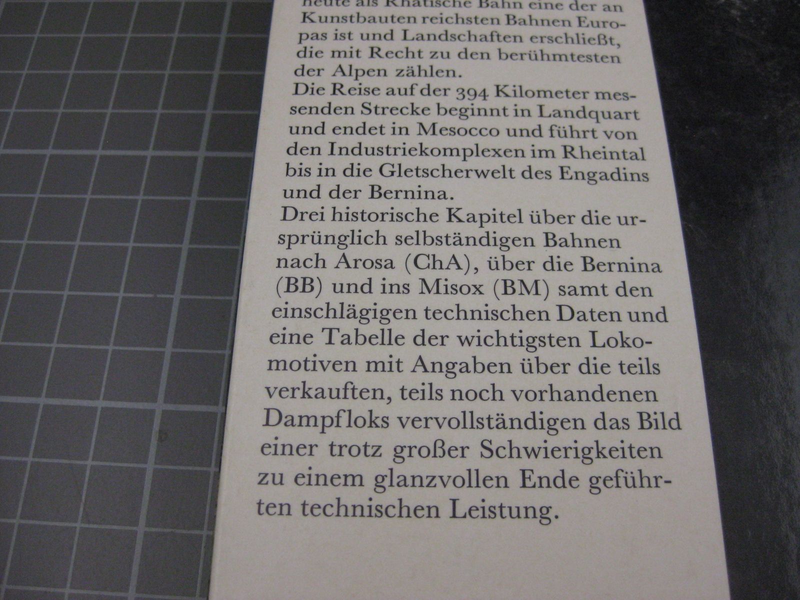 Libri: Die Rhätische Bahn – Usato da Malters venduto da Marosko 2