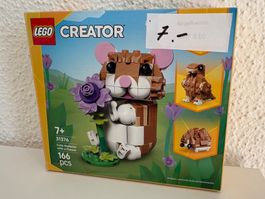 Lego Creator Hamster mit Blume (Set 31376 komplett)