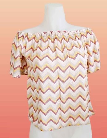 Sommer-Bluse Carmen-Stil
