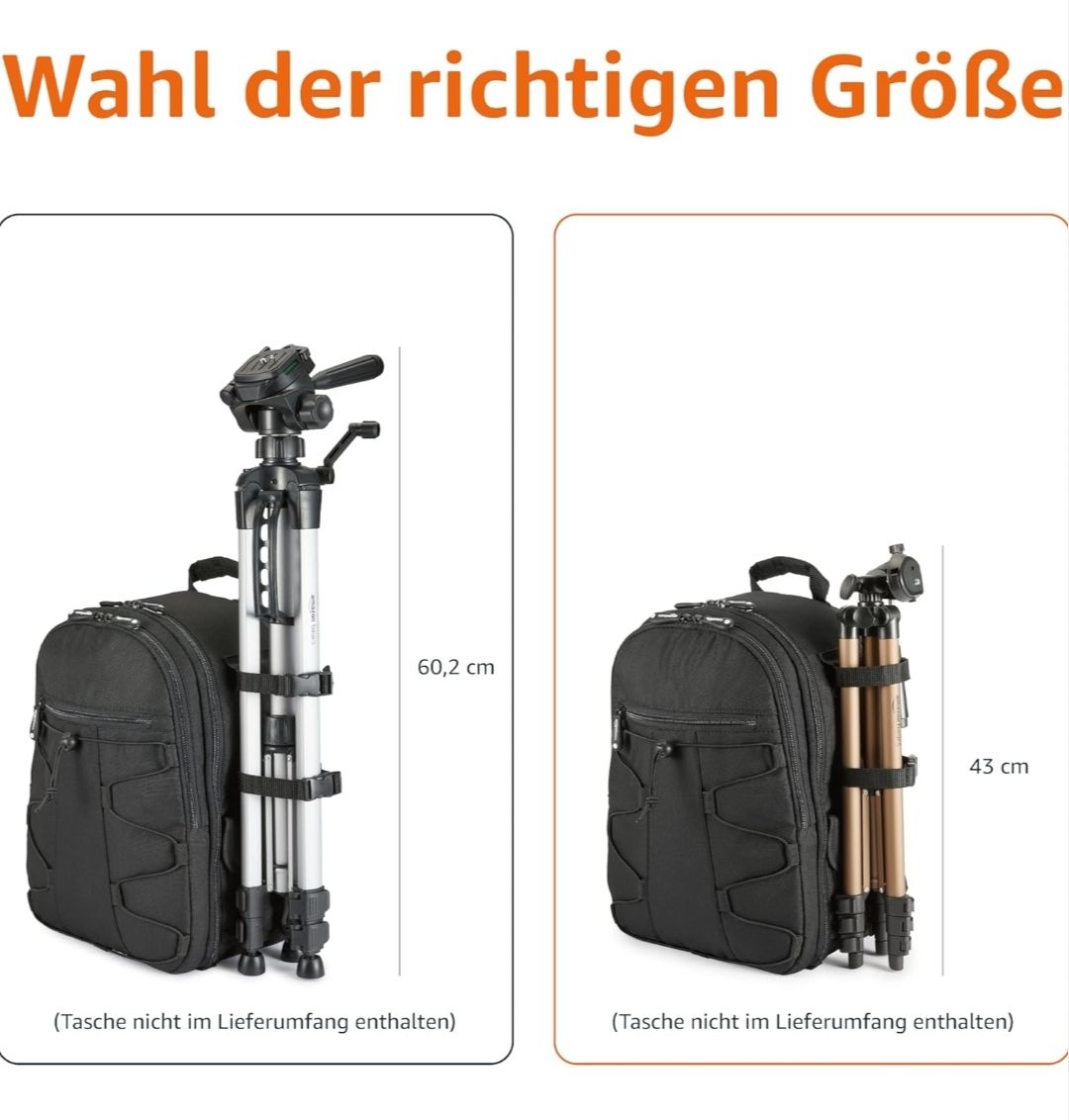 Treppiedi & Teste: Amazon Basics Kamerastativ, 127,0cm/50,0in – Nuovo e nell'imballaggio originale da Rupperswil venduto da Cordi79 5