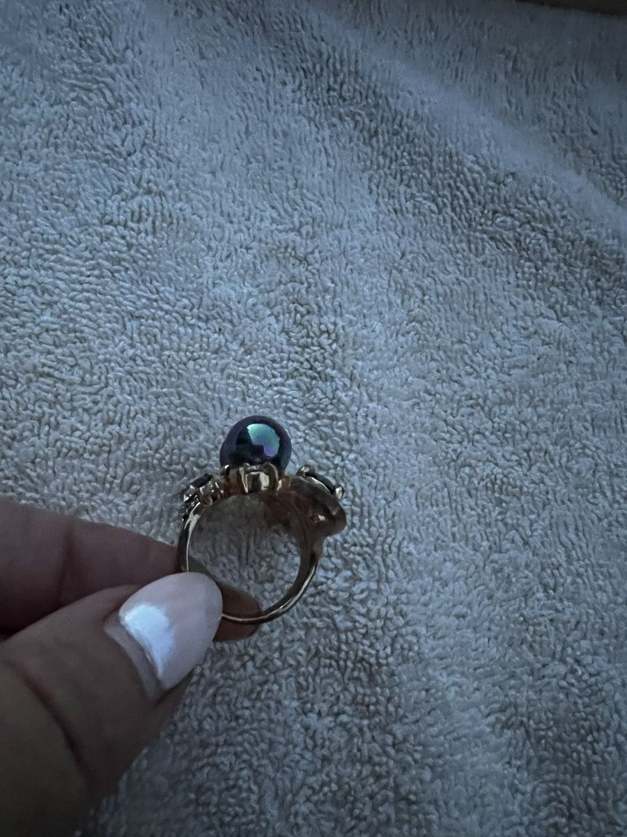 Anelli: Schmuck: Eleganter Damenring mit Perlen, Grösse 19/20 – Nuovo e nell'imballaggio originale da Rorschach venduto da lvi_p29s 1