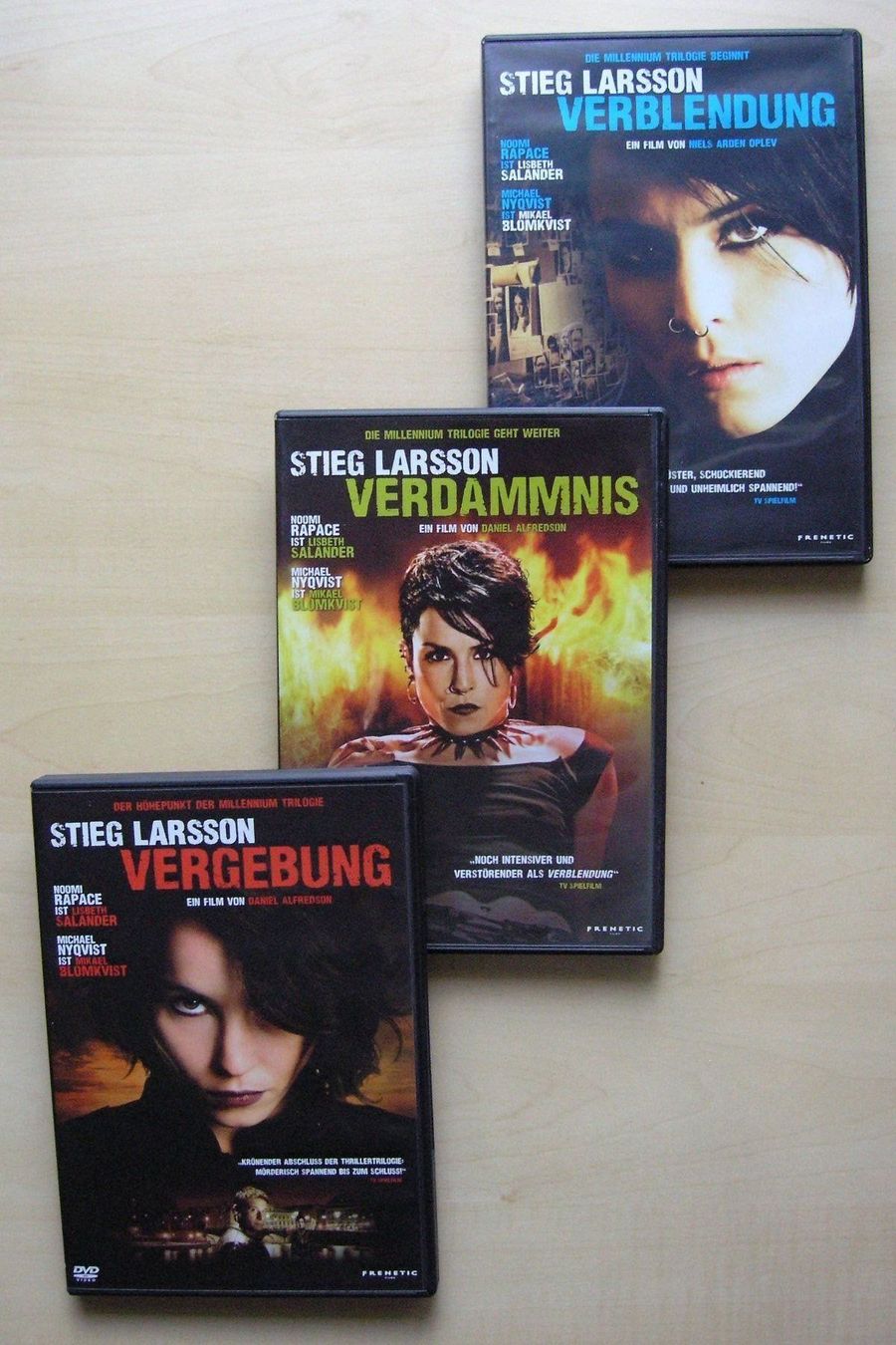 Alle DVDs: Millenium (Trilogie) Stieg Larsson  > Deutsch & Schwedisch < – Gebraucht aus St. Gallen von elk2020 1