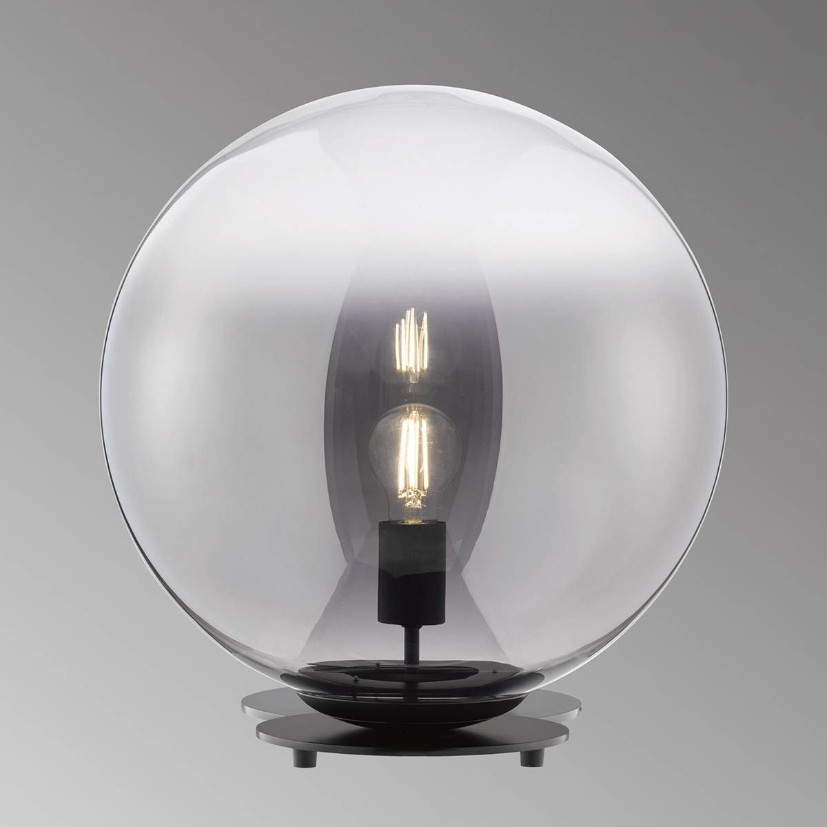 Lampen: Tischleuchte, Rauchfarbig, 40 cm Ø, IP20 – Neu (gemäss Beschreibung) aus Kreuzlingen von Smart-Light