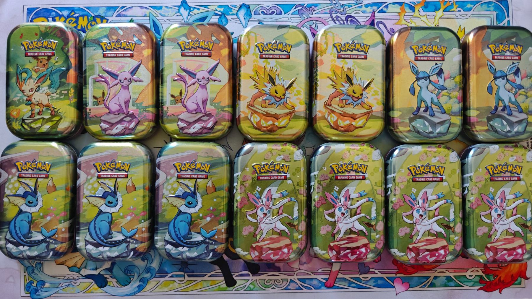 Pokémon Cartes à collectionner: 14 Prismatic Evolutions Mini Tins - Leer/Empty – Neuf (Voir description) à Zürich par cherizet
