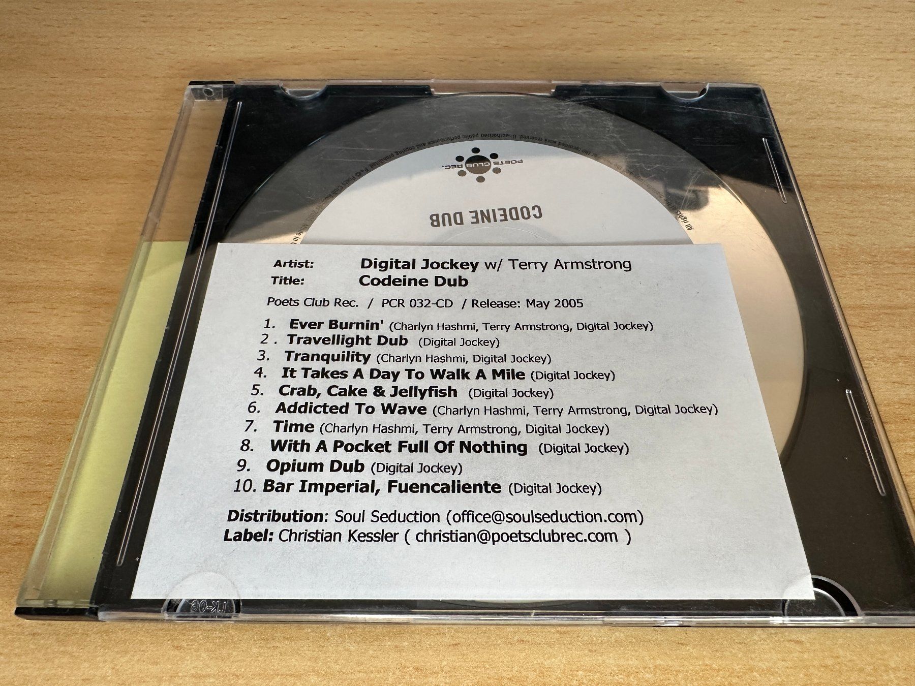 CD: Digital Jockey – Codeine Dub - Promo CD – Usato da Rikon im Tösstal venduto da Alpenmutz