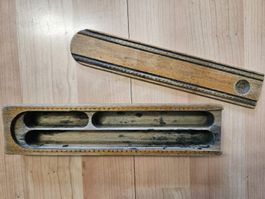 Antike Griffelbox  Griffelschachtel aus Holz