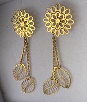 Ohrhänger Gold 750 / Boucles d'oreilles Or 750 18k