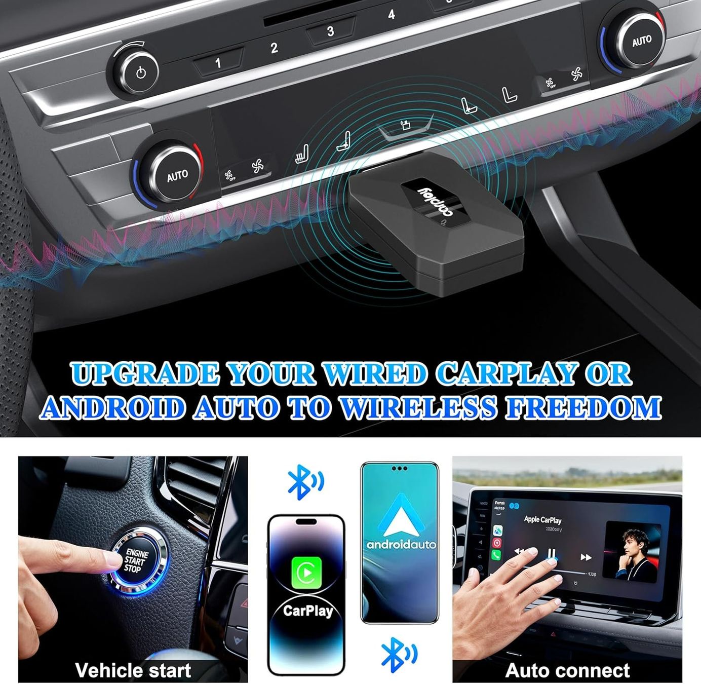 Unità & Adattatore: Wireless CarPlay & Android Auto Adapter USB-A/USB-C – Nuovo e nell'imballaggio originale da Suhr venduto da SchnapperCH 4