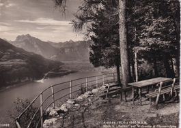 Amden (St.G.) Blick v. Fallenam Walensee & Glarneralpen 1949
