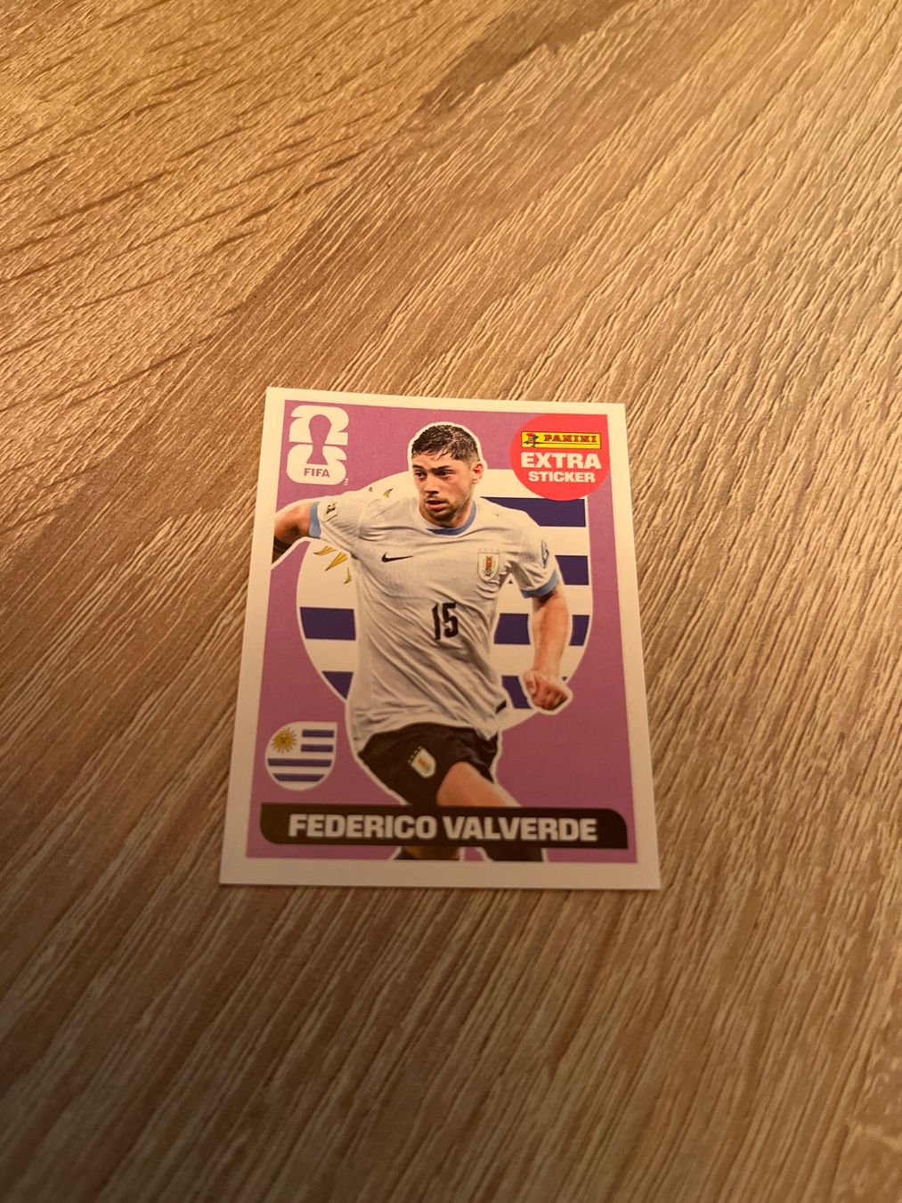 Panini Carte collezionabili: Panini coupe du monde 2026 extra Sticker Valverde violet – Nuovo (secondo la descrizione) da Tolochenaz venduto da matpower