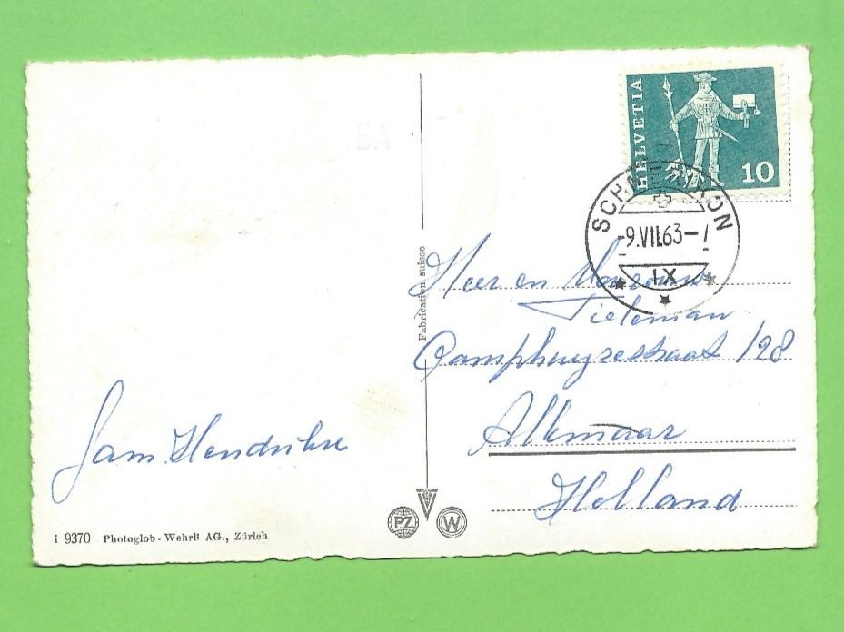 Cartoline postali: Klausenstrasse mit Claridenstock – Usato da Zürich venduto da t24_de 1