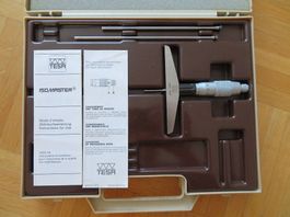 Tiefenmessschraube - Mikrometer von TESA 0-75mm