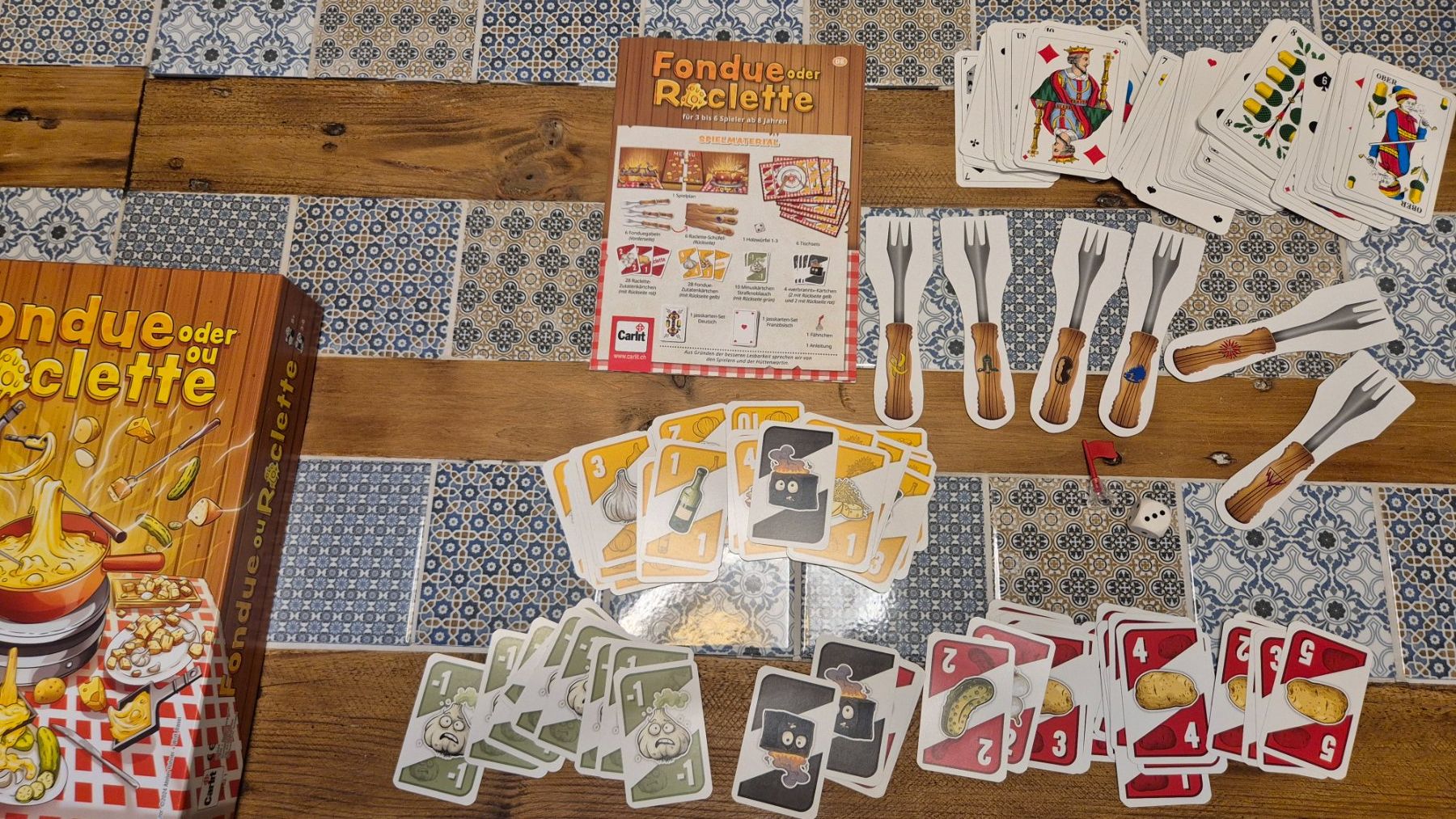 Carlit Spiele: Fondue oder Raclette Brettspiel wie neu – Neu (gemäss Beschreibung) aus Bitsch von cka_6hff 5