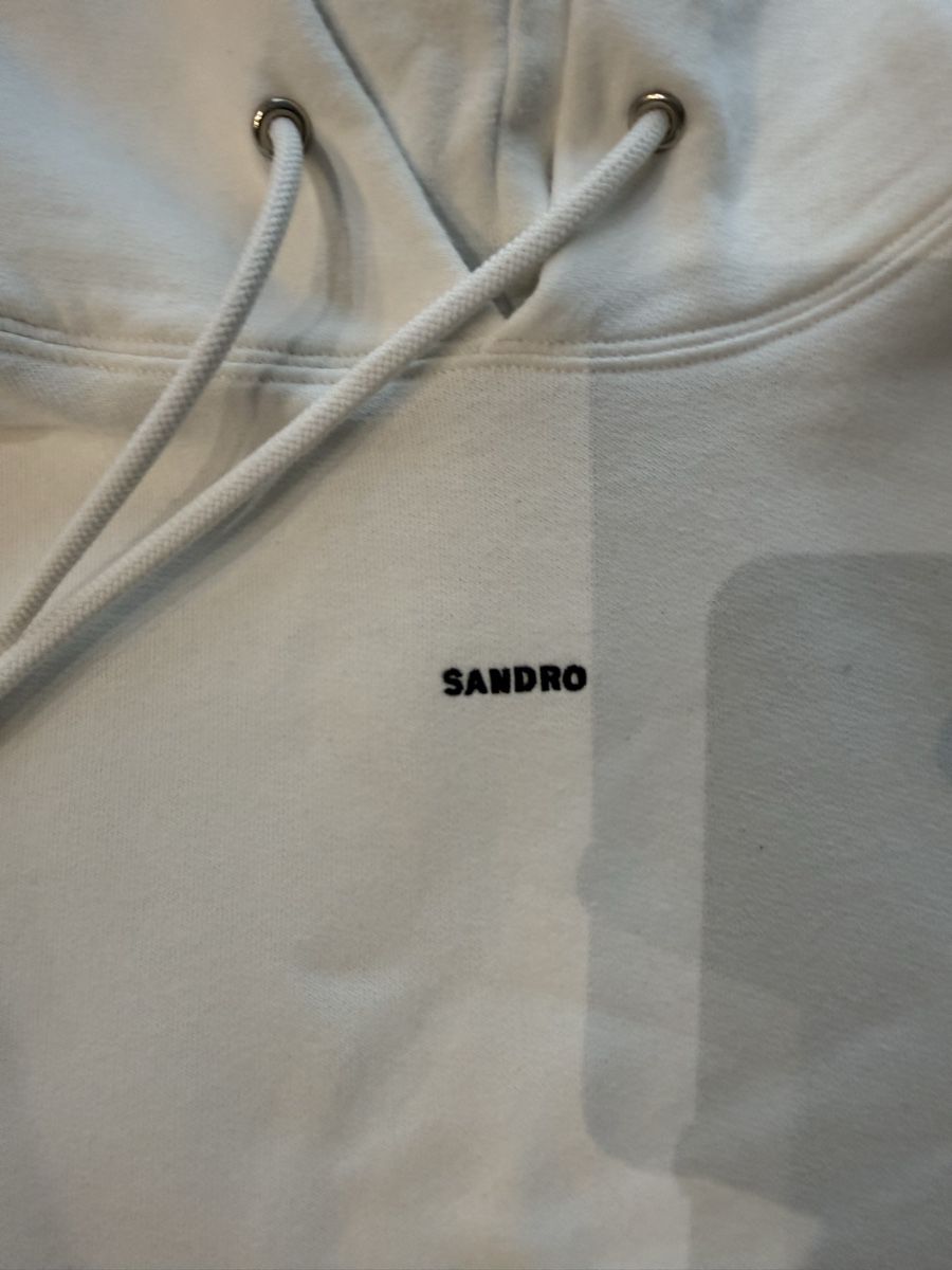 Sandro Maglioni & Felpe: Pull Sandro blanc, taille M – Nuovo (secondo la descrizione) da Bussigny venduto da nan_nw9d 1