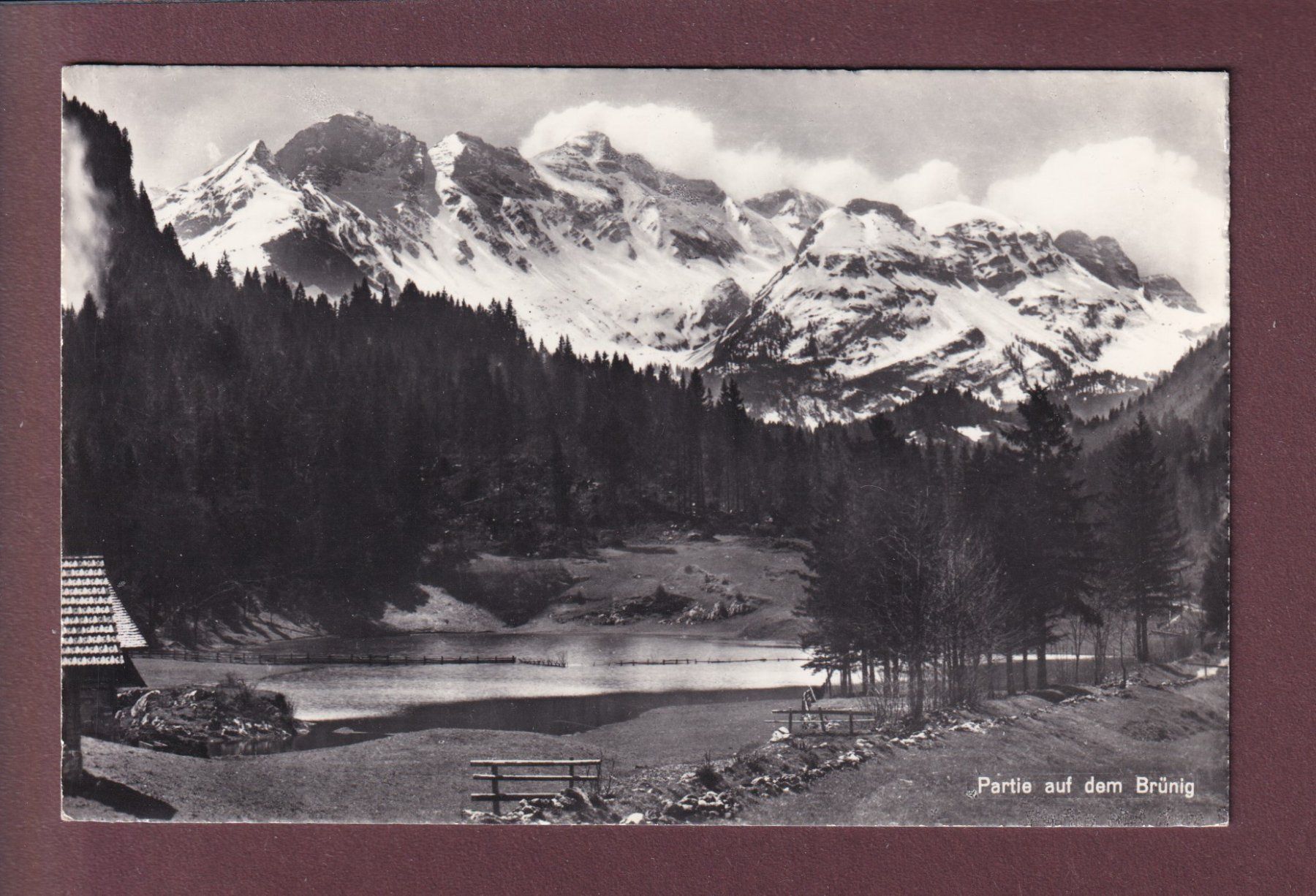 Cartoline postali: Partie auf dem BRÜNIG – Usato da Pully venduto da nicecards