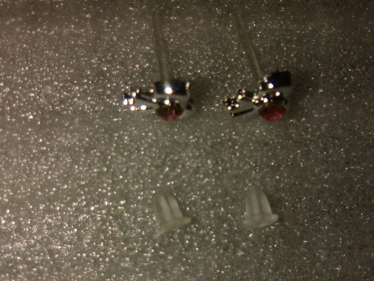 Orecchini pendenti & Orecchini a lobo: OHRRINGE MODESCHMUCK,,,ROSEROT KRISTALL – Nuovo (secondo la descrizione) da Basel venduto da bijoutrie_4 3